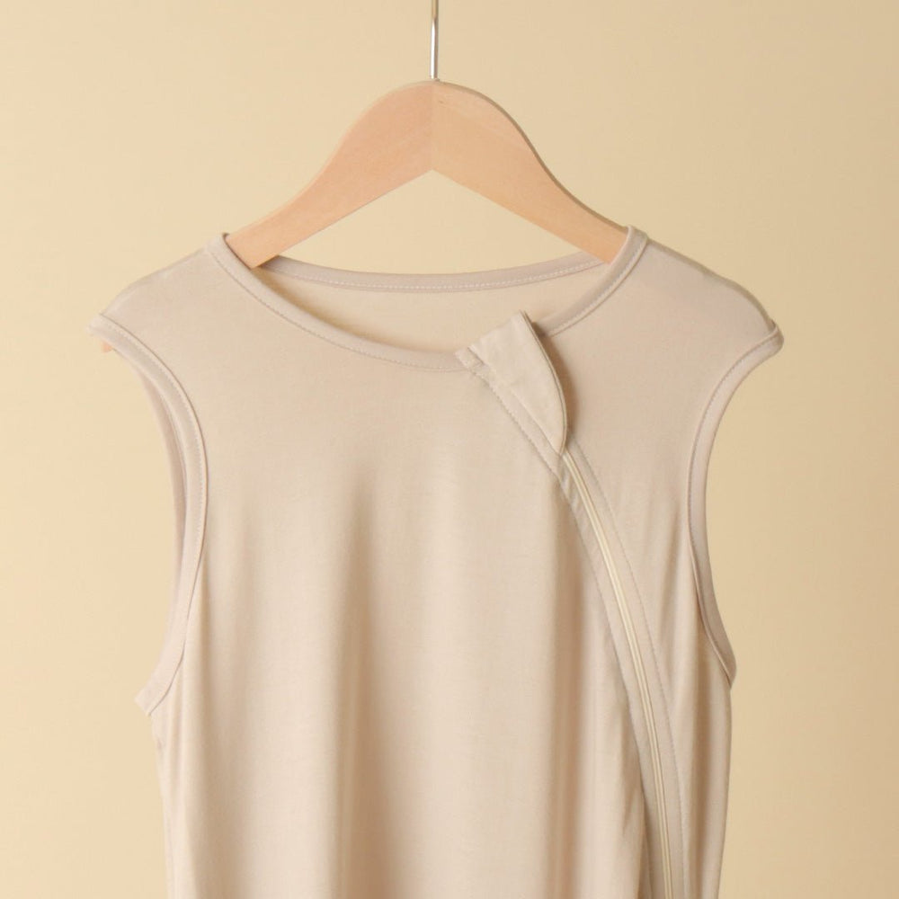 Sleep Sack Bamboo in Oat Beige - Sunday Hug