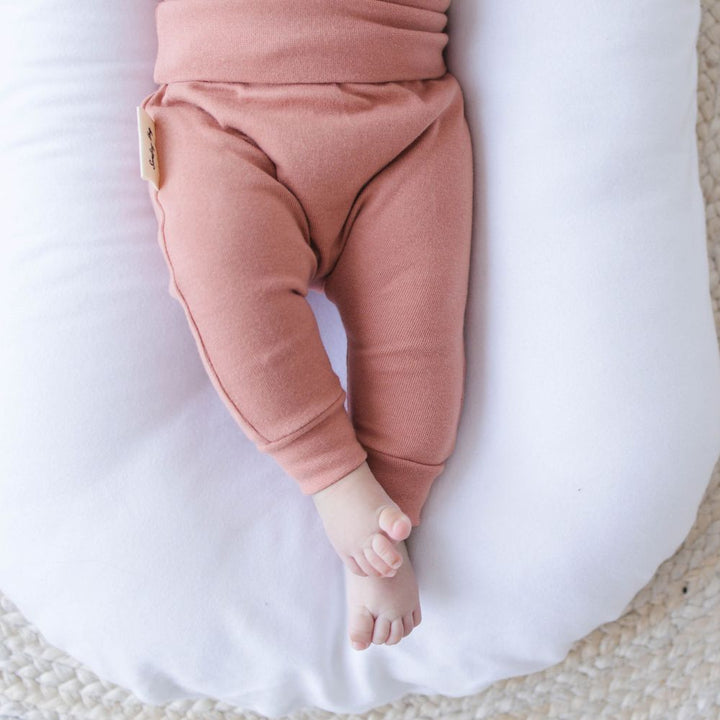 Baby Jogger Pants in Oat Beige - Sunday Hug