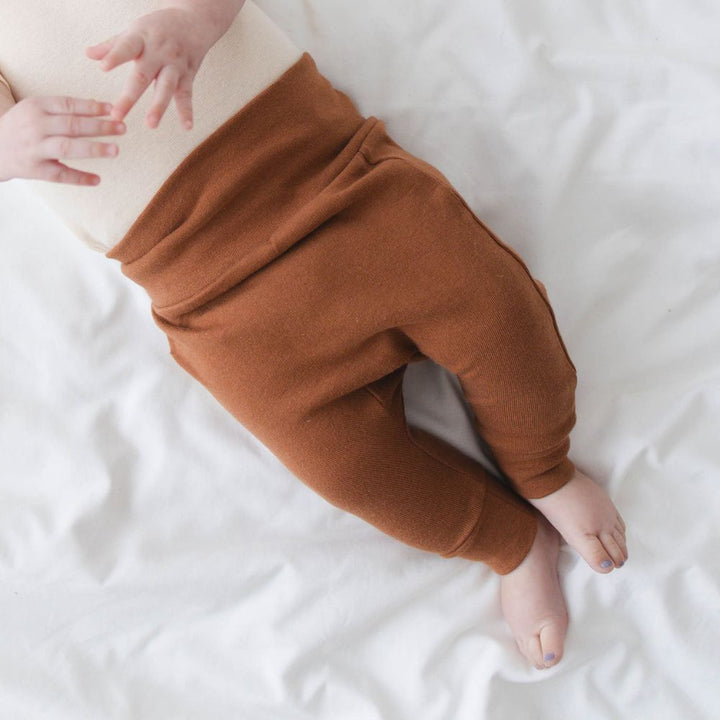 Baby Jogger Pants in Oat Beige - Sunday Hug