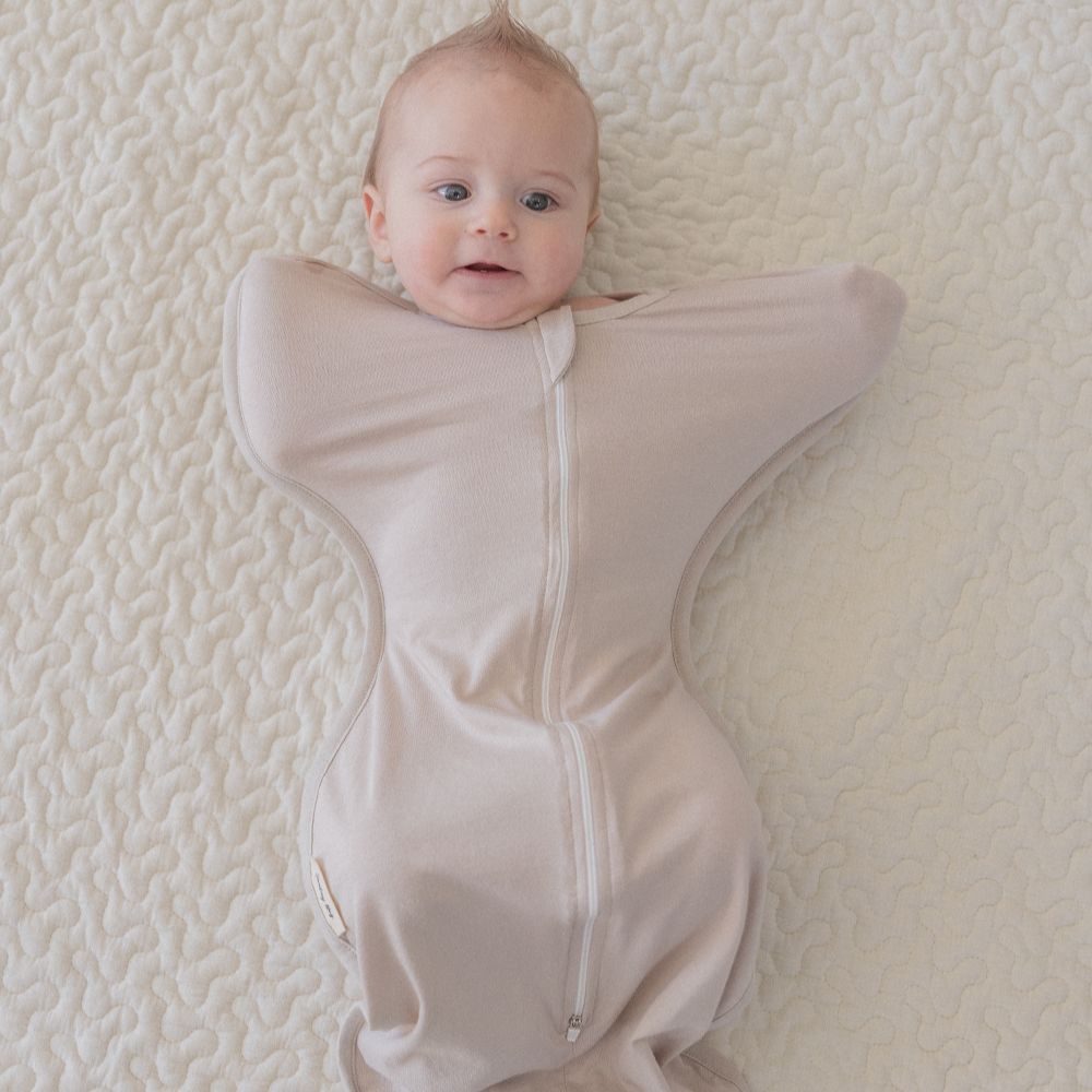 Baby Swaddle Bamboo in Safari Beige - Sunday Hug