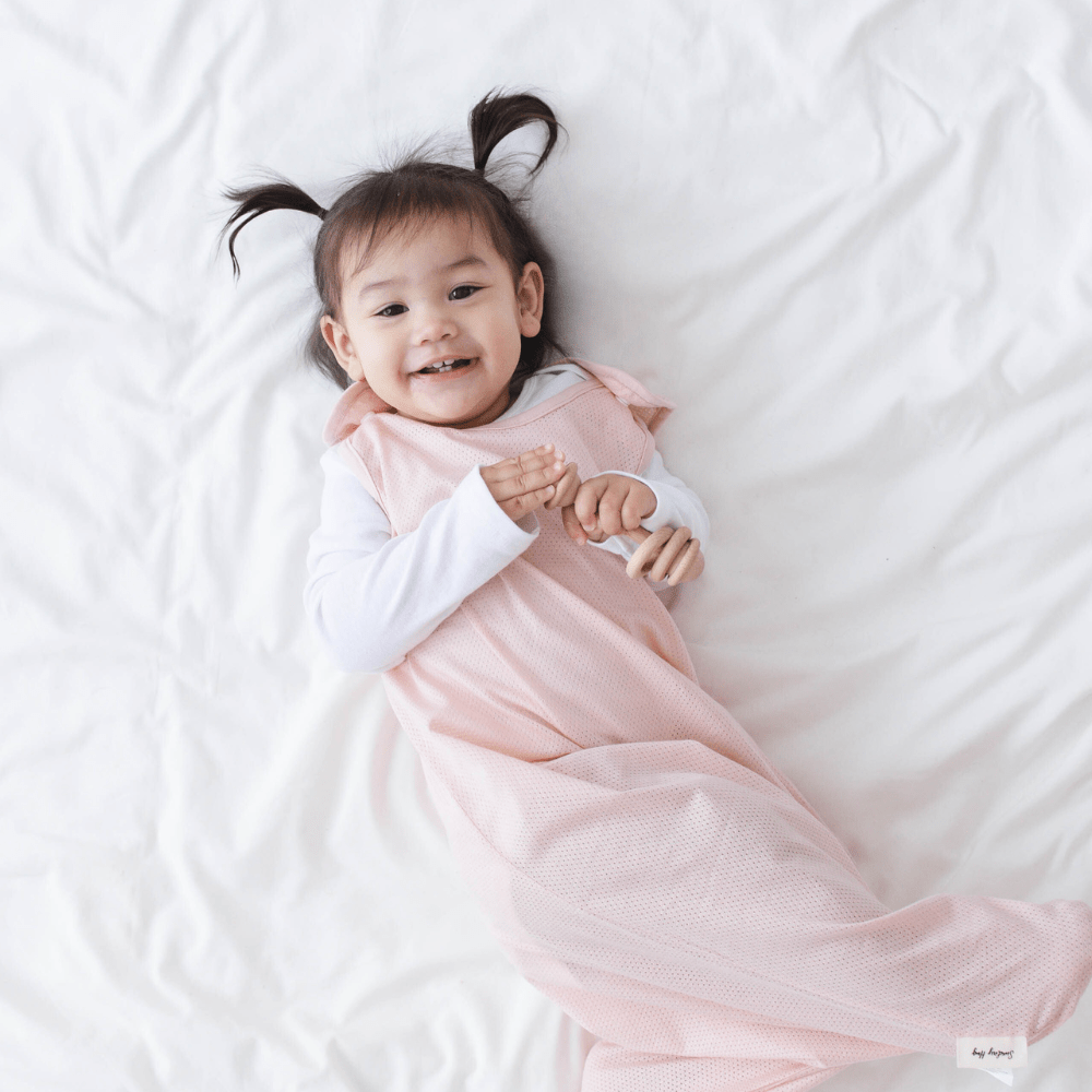 Sleep Sack Mesh in Baby Pink - Sunday Hug