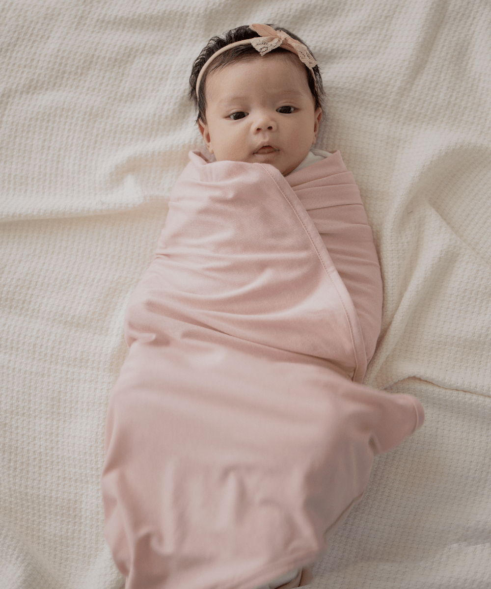 Swaddle Blanket in Jade Green - Sunday Hug