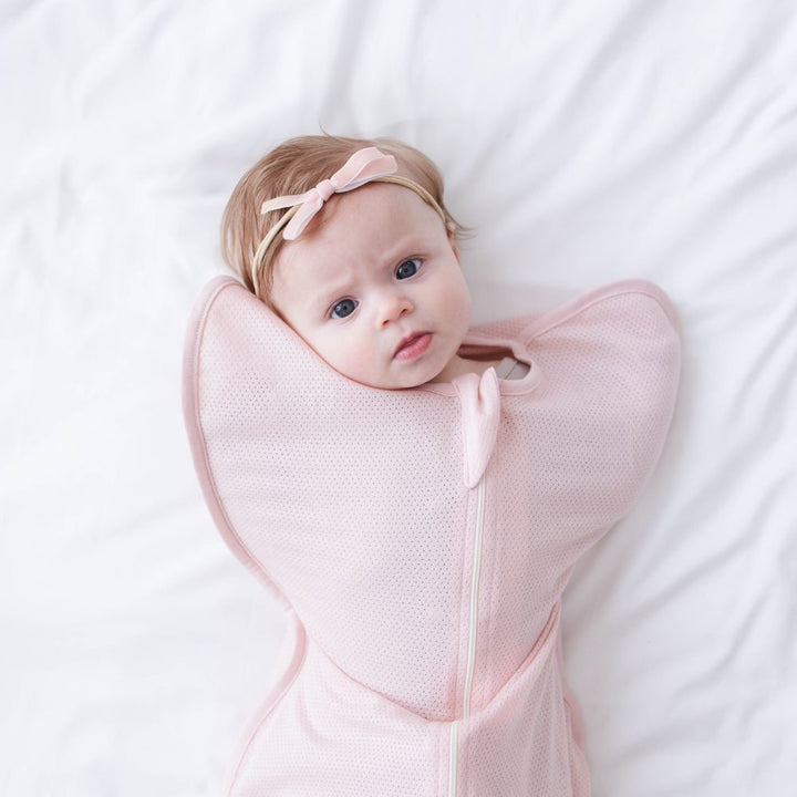 Swaddle (Mesh) in Baby Pink - Sunday Hug