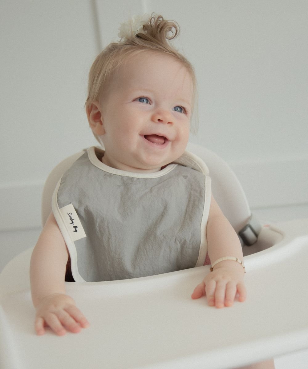Baby Bib - Small / Large - Sunday Hug - Baby Essentials - For Drools and Food Spills