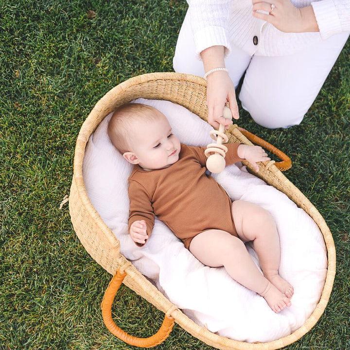 Baby Bodysuit - Long Sleeves (Double Bamboo) - Sunday Hug - Sunday Hug - Baby Essentials - Safe For Babies Sensitive Skin