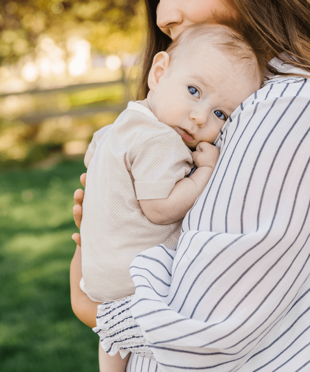 Baby Bodysuit - Short Sleeves (Mesh) - Sunday Hug