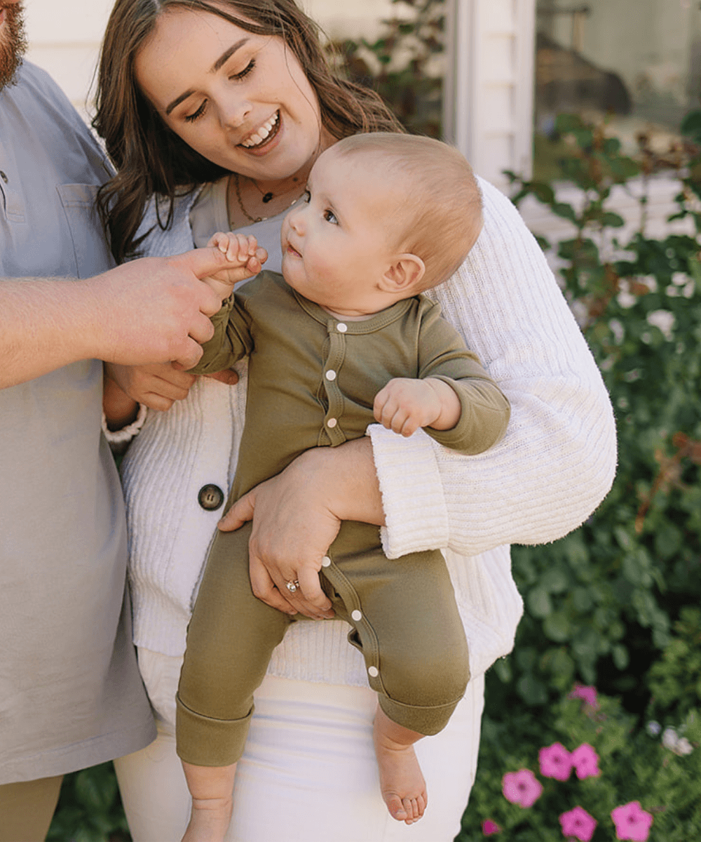 Baby Romper - Long Sleeves (Bamboo) 1+1 Bundle Deal - Sunday Hug