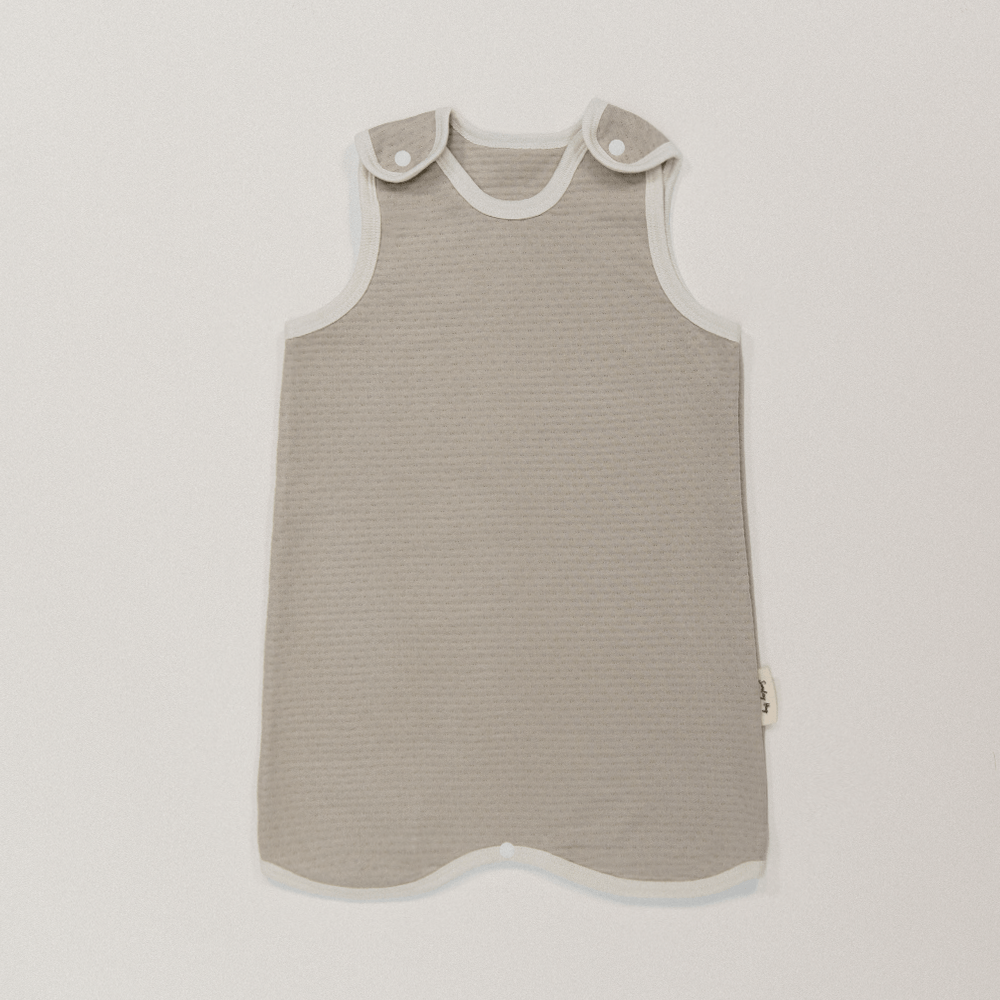 Sleeveless Wearable Blanket - Sunday Hug - Sunday Hug - S - Oat Beige - Baby Essentials - Safe For Babies Sensitive Skin